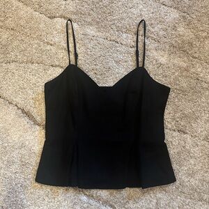 Express Black Cropped Top